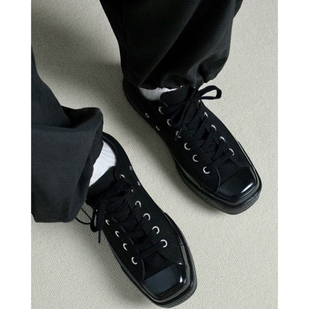 【BKS】日本限定🇯🇵CONVERSE ALL STAR SQUARETOE 方頭 帆布鞋/日本代購  日本限定款-細節圖11