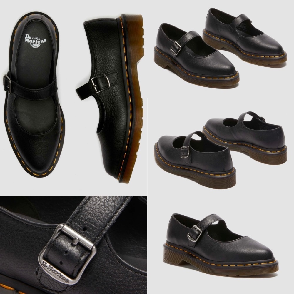 【BKS】GD權志龍同款 DR.MARTENS 馬汀Elphie MJ 尖頭 瑪莉珍鞋/皮革/國外代購/40685001-規格圖10