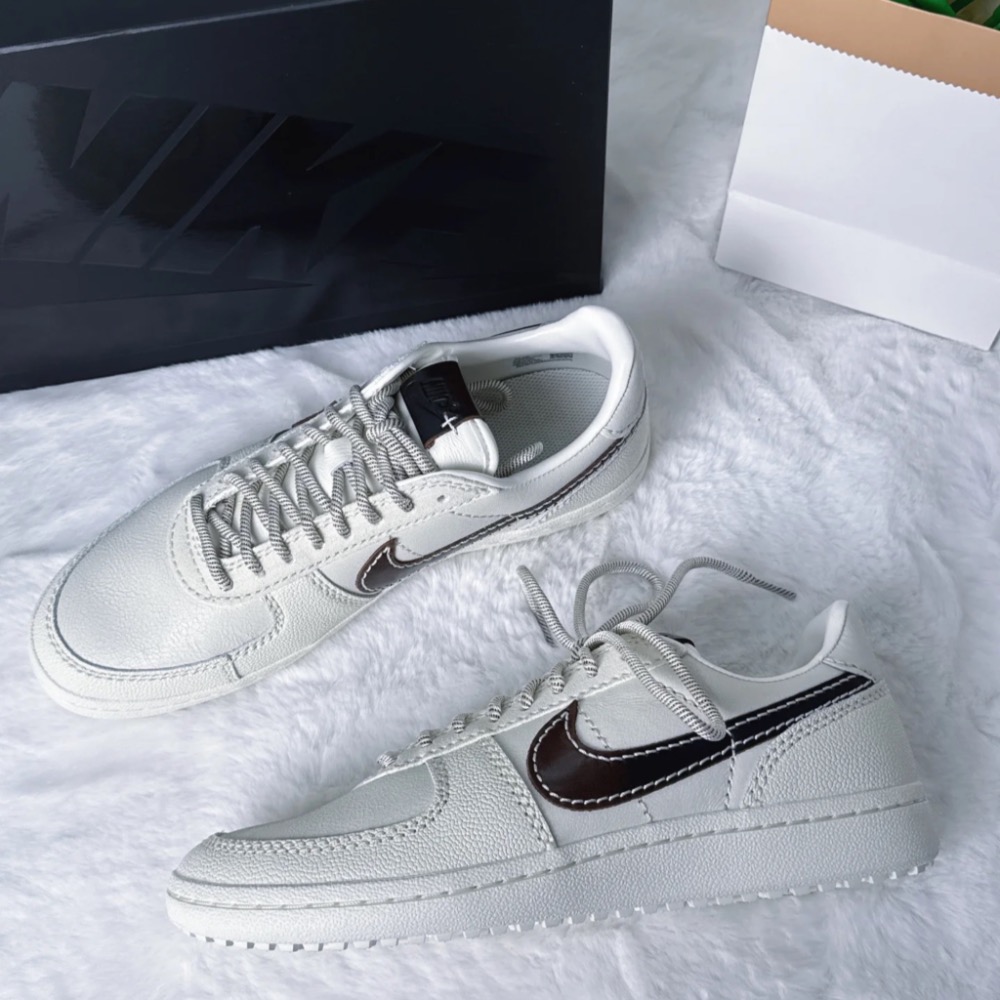 【BKS】NIKE FIELD GENERAL 米白棕 復古薄底 休閒鞋/亞麻鞋帶/國外代購/IH7331-細節圖7