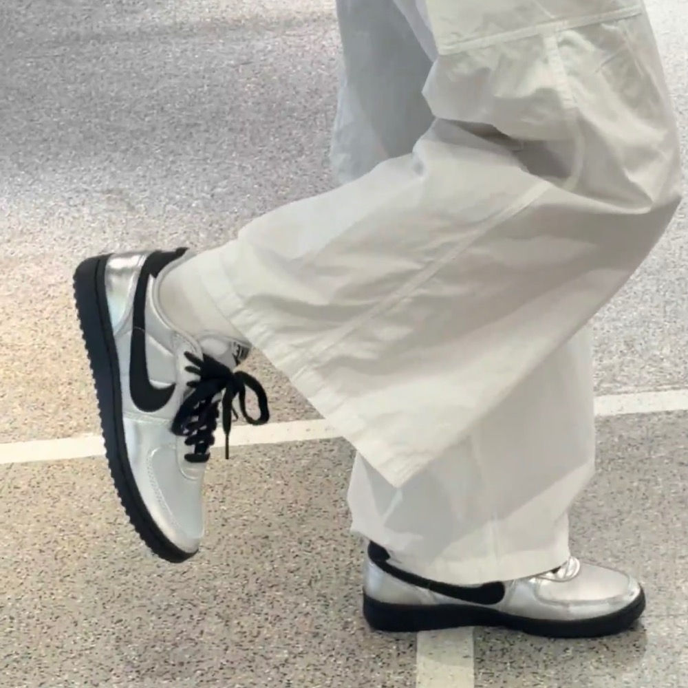 【BKS】NIKE FIELD GENERAL 銀黑 復古薄底 休閒鞋 女款 國外代購 HQ7397-001-細節圖8