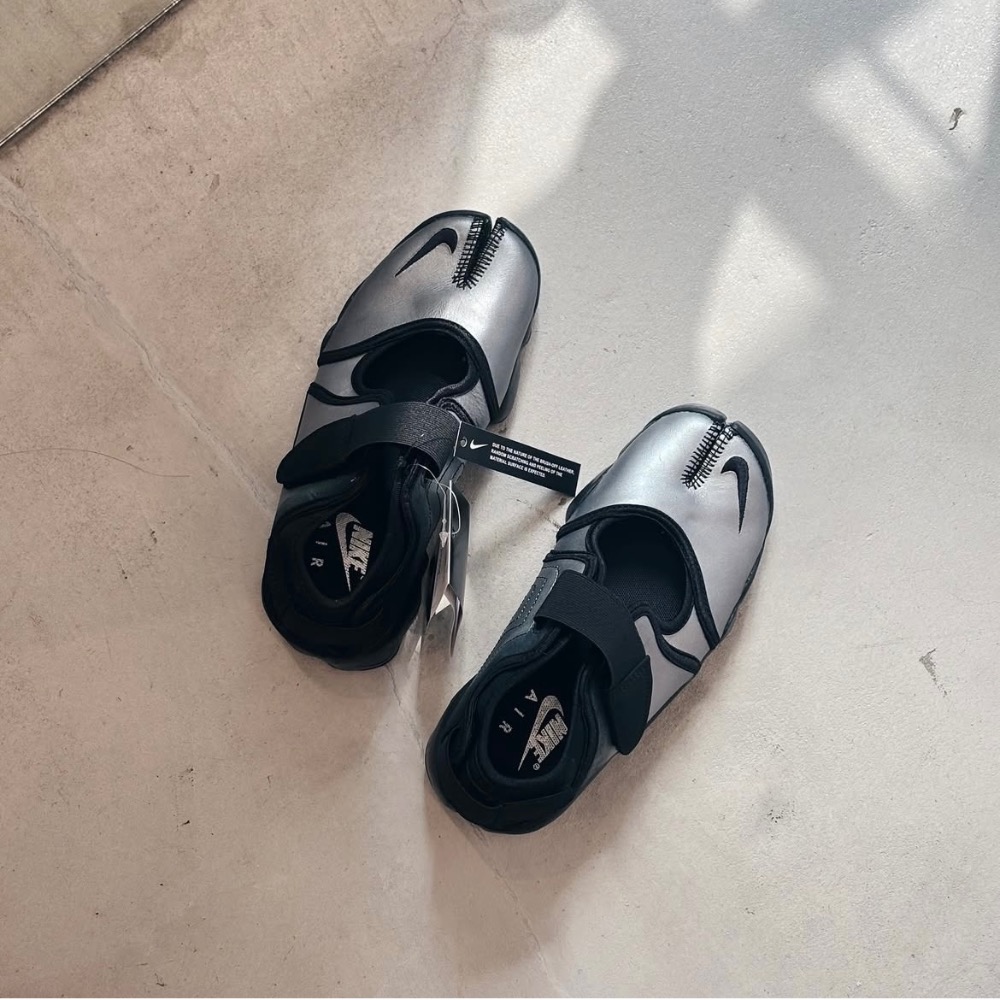 【BKS】NIKE AIR RIFT 銀黑渲染 忍者鞋 分趾鞋 /國外代購/ih3656-095-細節圖3