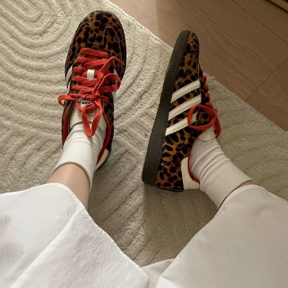 【BKS】ADIDAS SAMBA OG 豹紋/馬毛鞋面/國外代購/JI2734-細節圖2