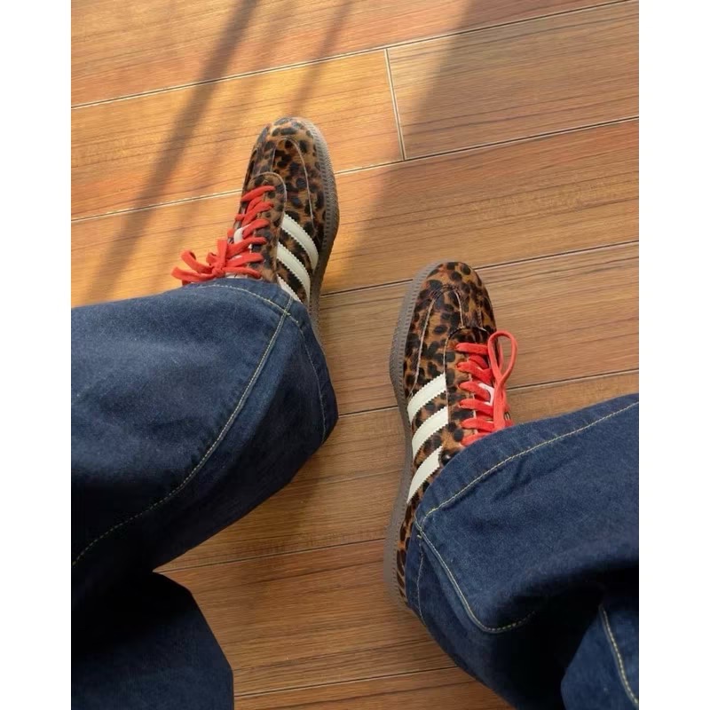 【BKS】ADIDAS SAMBA OG 豹紋/馬毛鞋面/國外代購/JI2734-細節圖5