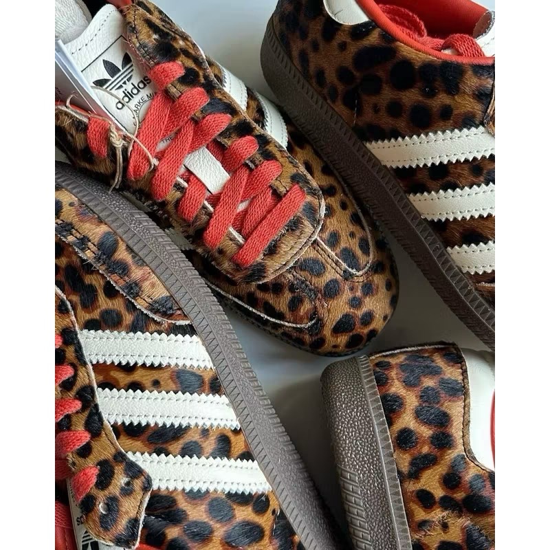 【BKS】ADIDAS SAMBA OG 豹紋/馬毛鞋面/國外代購/JI2734-細節圖8