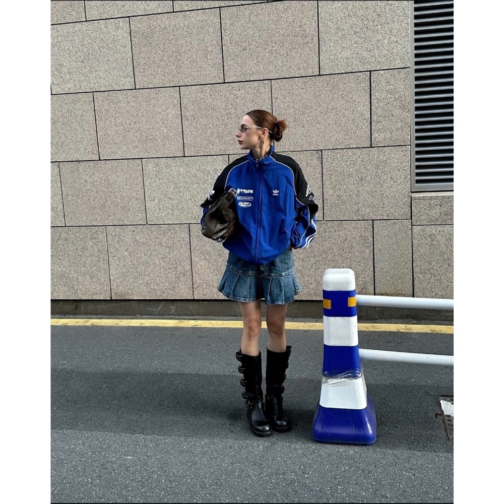 【BKS】ADIDAS ADICOLOR MOTORCORE 賽車風外套/防風/國外代購/JL8406/JL8408-細節圖3