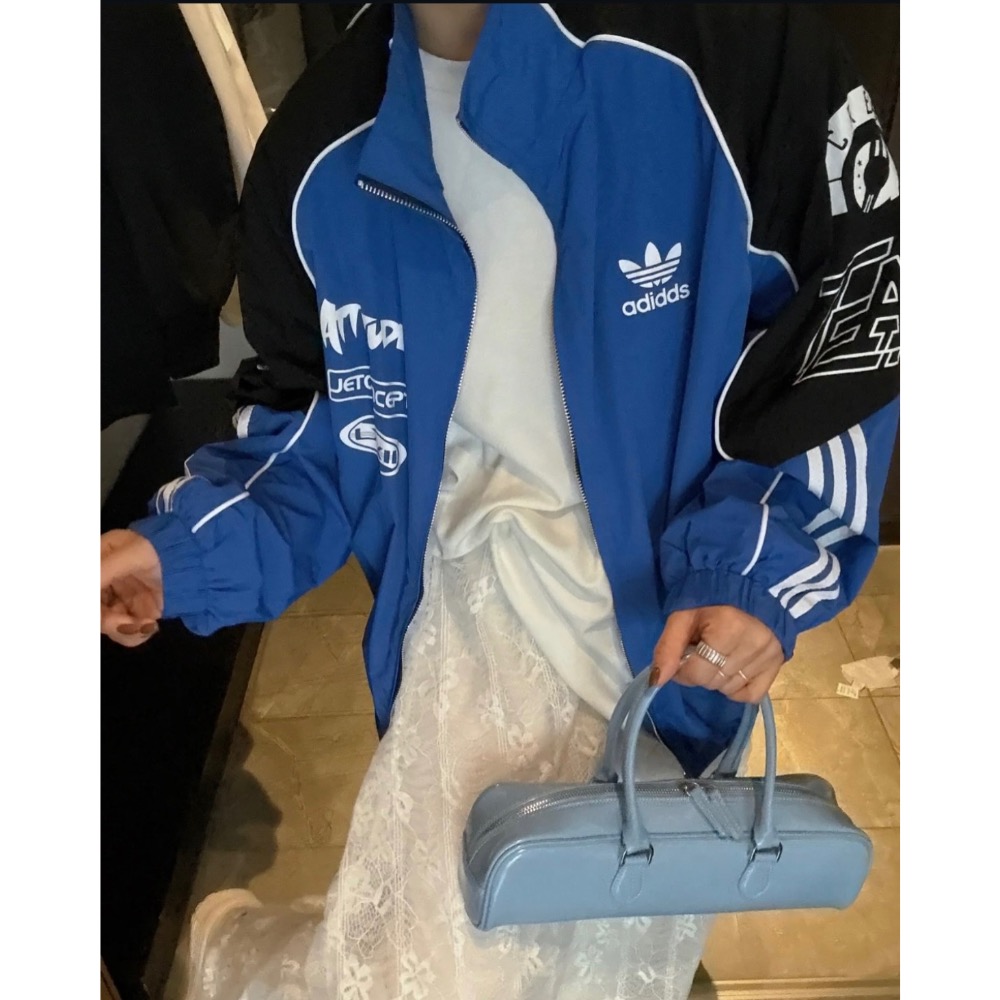 【BKS】ADIDAS ADICOLOR MOTORCORE 賽車風外套/防風/國外代購/JL8406/JL8408-細節圖5