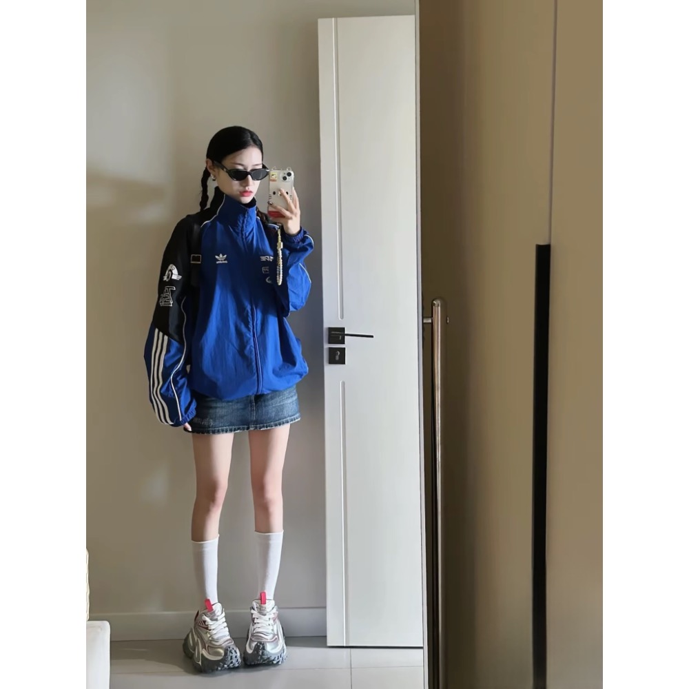 【BKS】ADIDAS ADICOLOR MOTORCORE 賽車風外套/防風/國外代購/JL8406/JL8408-細節圖6