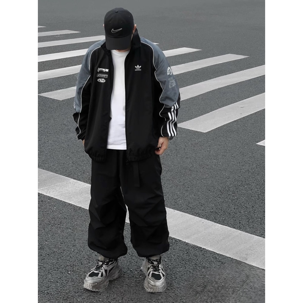 【BKS】ADIDAS ADICOLOR MOTORCORE 賽車風外套/防風/國外代購/JL8406/JL8408-細節圖9