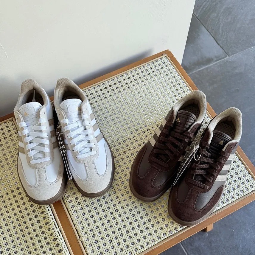 【BKS】ADIDAS GRADAS 德訓休閒鞋/棕色/奶茶色/國外代購/KJ0859/KJ0860-細節圖4