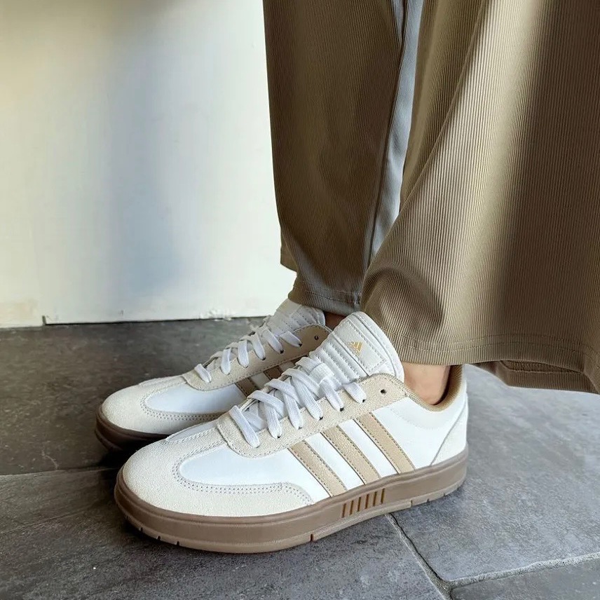 【BKS】ADIDAS GRADAS 德訓休閒鞋/棕色/奶茶色/國外代購/KJ0859/KJ0860-細節圖7