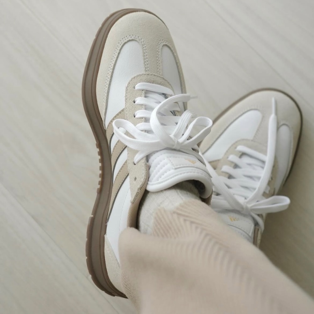 【BKS】ADIDAS GRADAS 德訓休閒鞋/棕色/奶茶色/國外代購/KJ0859/KJ0860-細節圖8