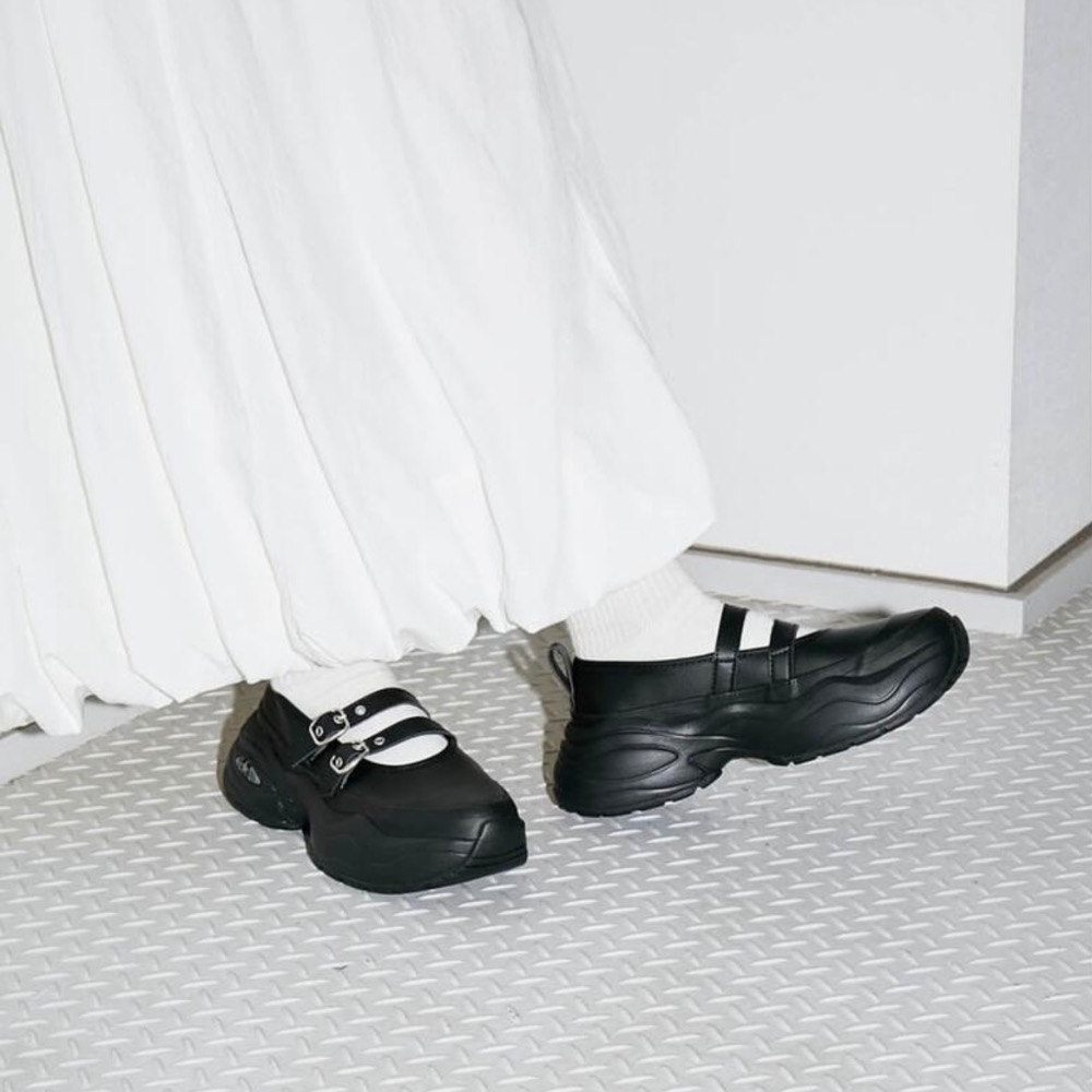 CONVERSE🇯🇵 AS SURGETRAINER MJ ST 厚底 金屬扣 瑪莉珍鞋/日本限定/日本代購-細節圖4