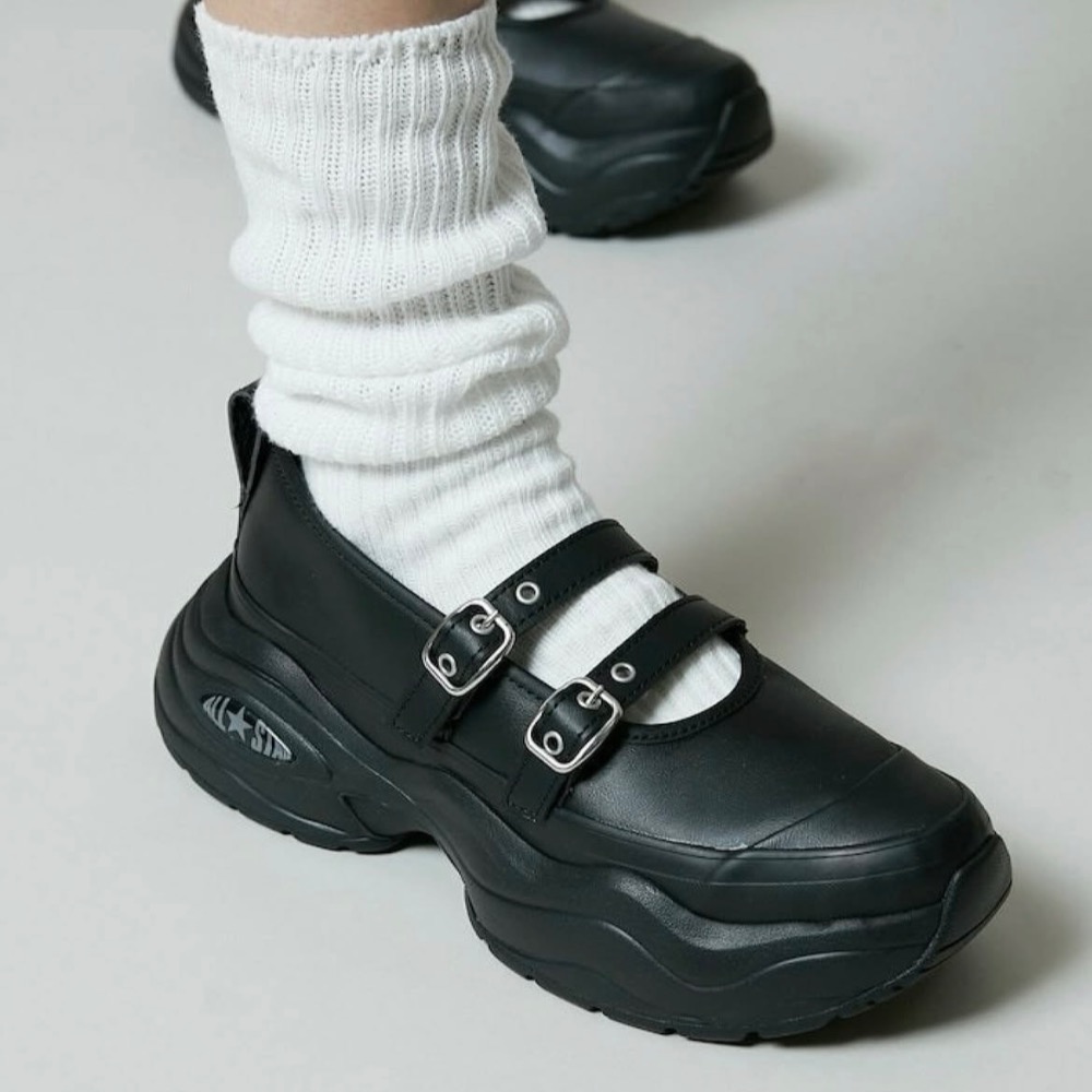 CONVERSE🇯🇵 AS SURGETRAINER MJ ST 厚底 金屬扣 瑪莉珍鞋/日本限定/日本代購-細節圖5