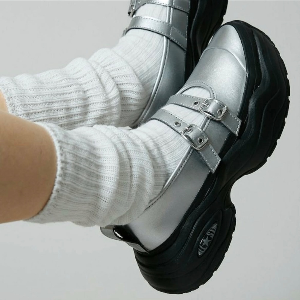 CONVERSE🇯🇵 AS SURGETRAINER MJ ST 厚底 金屬扣 瑪莉珍鞋/日本限定/日本代購-細節圖7