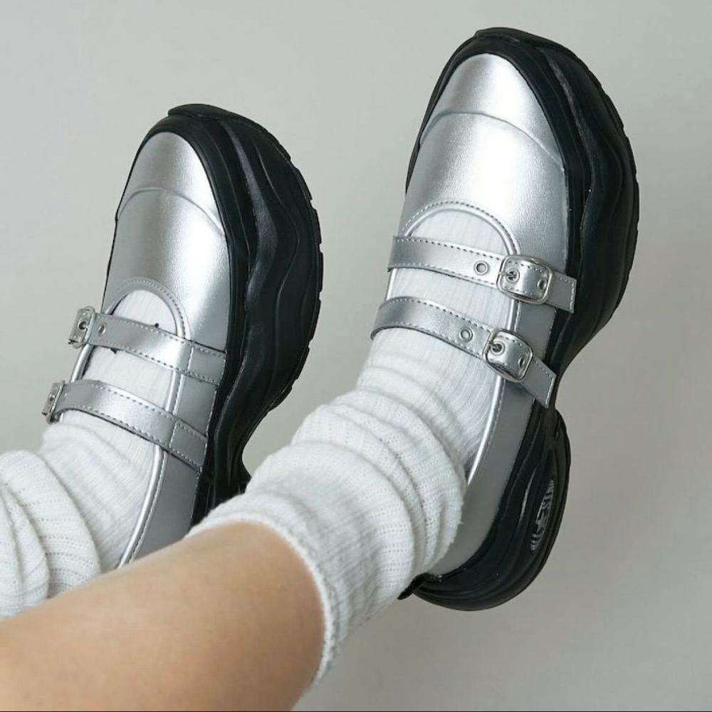 CONVERSE🇯🇵 AS SURGETRAINER MJ ST 厚底 金屬扣 瑪莉珍鞋/日本限定/日本代購-細節圖8