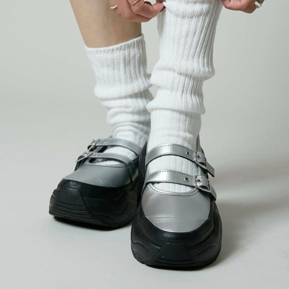 CONVERSE🇯🇵 AS SURGETRAINER MJ ST 厚底 金屬扣 瑪莉珍鞋/日本限定/日本代購-細節圖9