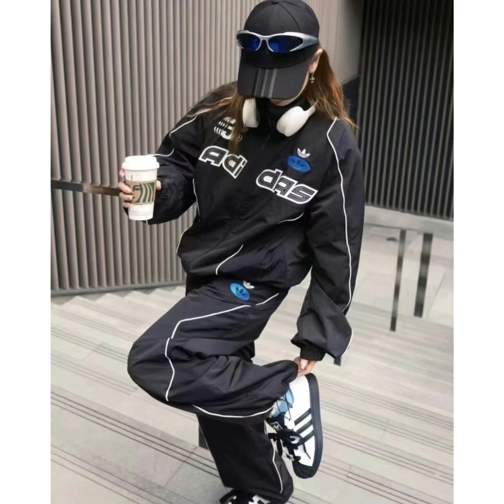 【BKS】ADIDAS ORIGINALS V-DAY 賽車風 防風 外套 國外代購/JM8033/JM8034-細節圖3