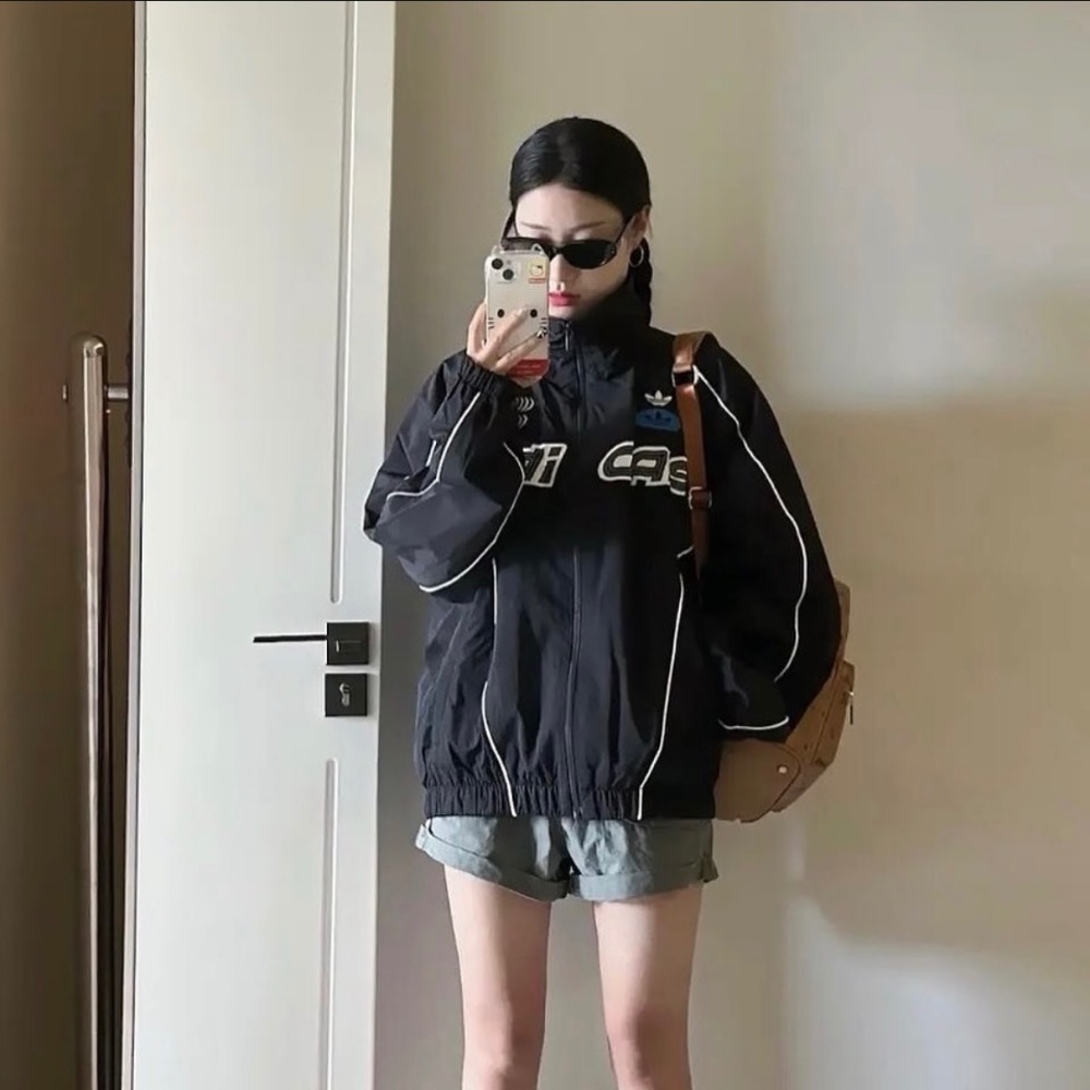 【BKS】ADIDAS ORIGINALS V-DAY 賽車風 防風 外套 國外代購/JM8033/JM8034-細節圖6