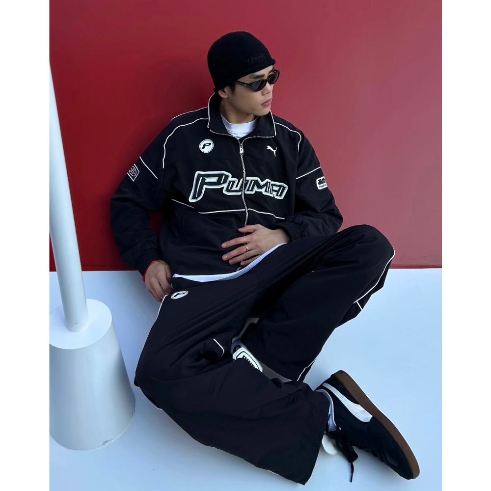 【BKS】PUMA 賽車風 復古外套/風衣/寬鬆/美式/國外代購/631801-細節圖2