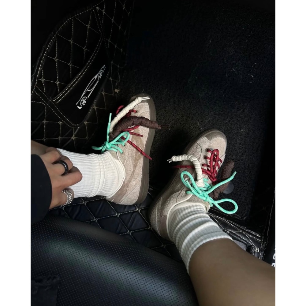 【BKS】MIZUNO CT CLUB 翻毛麂皮 復古平底鞋/棕灰/休閒鞋/國外代購/D1GH261004-細節圖3