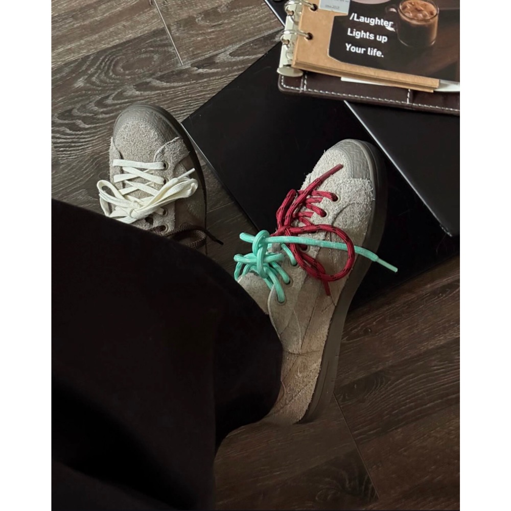 【BKS】MIZUNO CT CLUB 翻毛麂皮 復古平底鞋/棕灰/休閒鞋/國外代購/D1GH261004-細節圖5