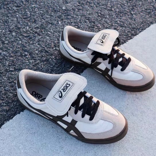 【BKS】Asics Aaron 2.0 復古秋夕配色 皮革 翻蓋鞋舌 德訓鞋/海外限定款/國外代購-細節圖2