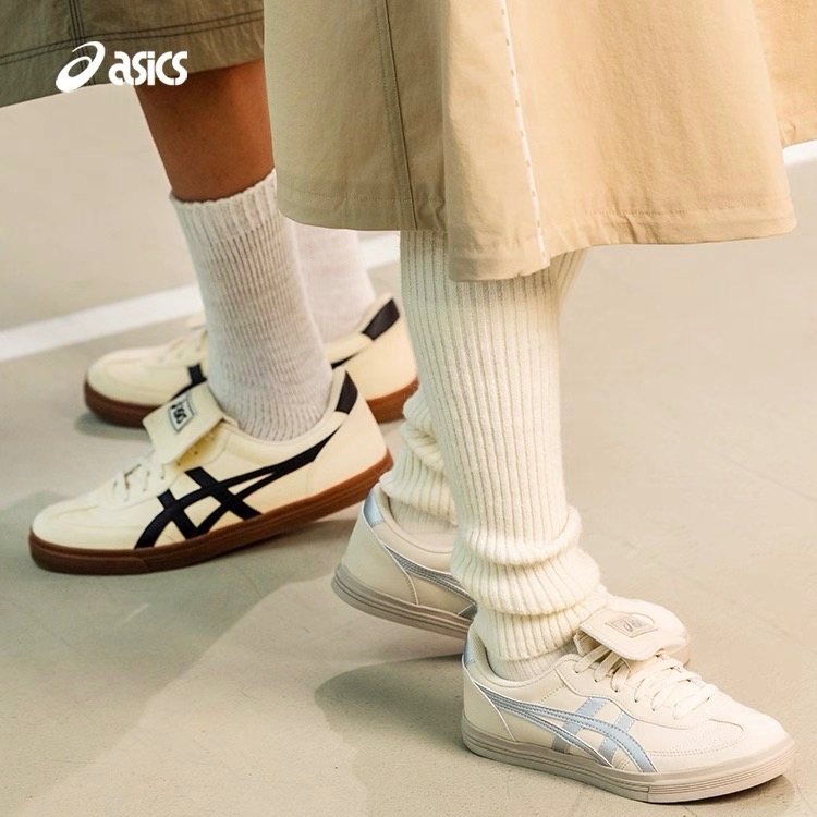 【BKS】Asics Aaron 2.0 復古秋夕配色 皮革 翻蓋鞋舌 德訓鞋/海外限定款/國外代購-細節圖5