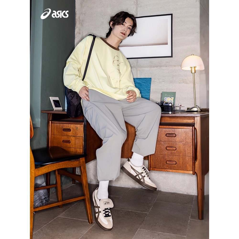 【BKS】Asics Aaron 2.0 復古秋夕配色 皮革 翻蓋鞋舌 德訓鞋/海外限定款/國外代購-細節圖7