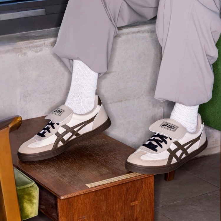 【BKS】Asics Aaron 2.0 復古秋夕配色 皮革 翻蓋鞋舌 德訓鞋/海外限定款/國外代購-細節圖8