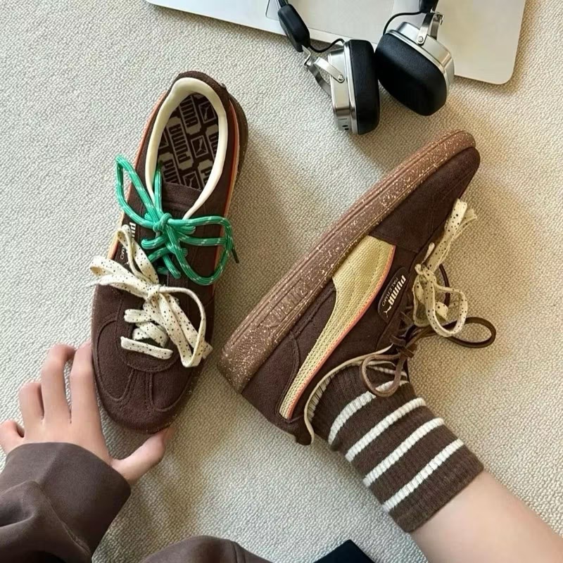 【BKS】PUMA PALERMO 咖啡瑞士捲/棕色/麂皮/德訓鞋/國外代購/398382-02-細節圖4