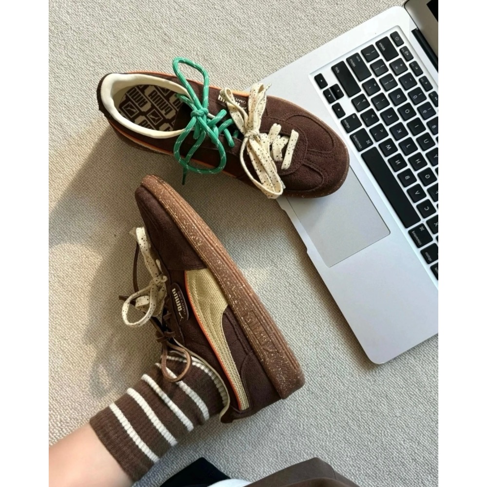 【BKS】PUMA PALERMO 咖啡瑞士捲/棕色/麂皮/德訓鞋/國外代購/398382-02-細節圖5