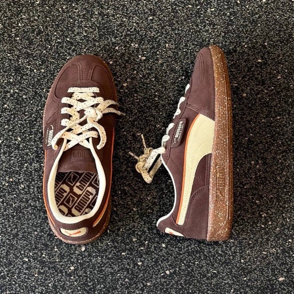 【BKS】PUMA PALERMO 咖啡瑞士捲/棕色/麂皮/德訓鞋/國外代購/398382-02-細節圖7