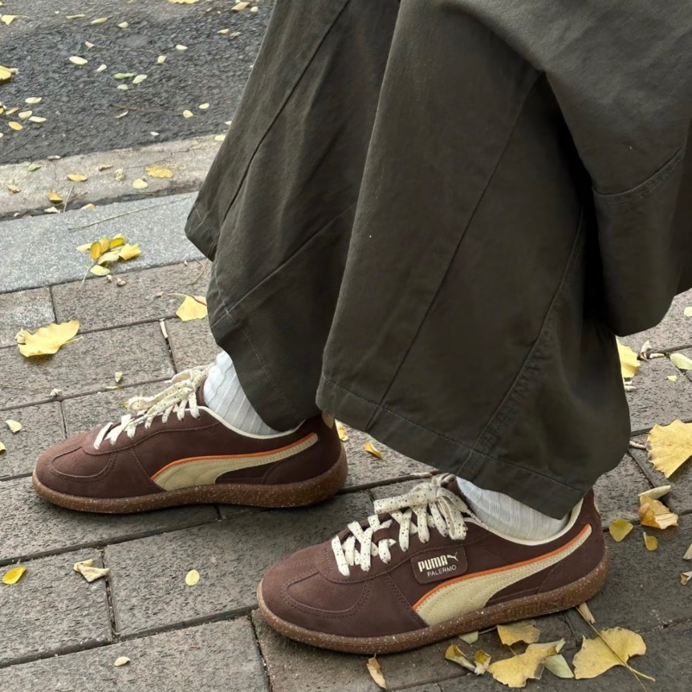 【BKS】PUMA PALERMO 咖啡瑞士捲/棕色/麂皮/德訓鞋/國外代購/398382-02-細節圖9