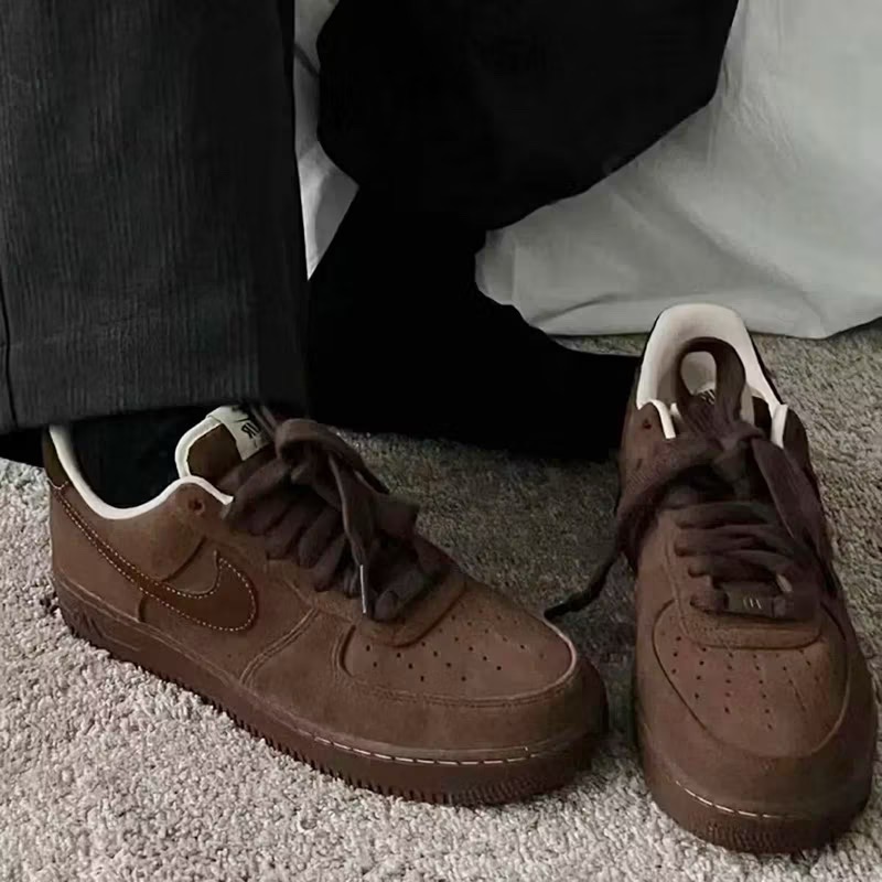 NIKE AIR FORCE 1 摩卡棕/美拉德/棕色/絨面革/國外代購/FQ8901-259-細節圖2