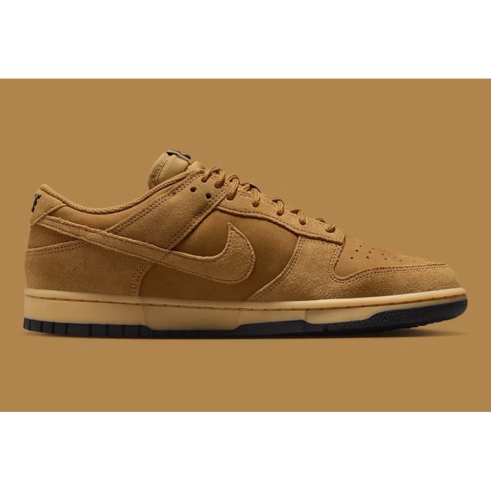 【BKS】Nike Dunk Low Wheat 小麥棕 麂皮 復古 休閒鞋/國外代購/IB6651-700-細節圖4