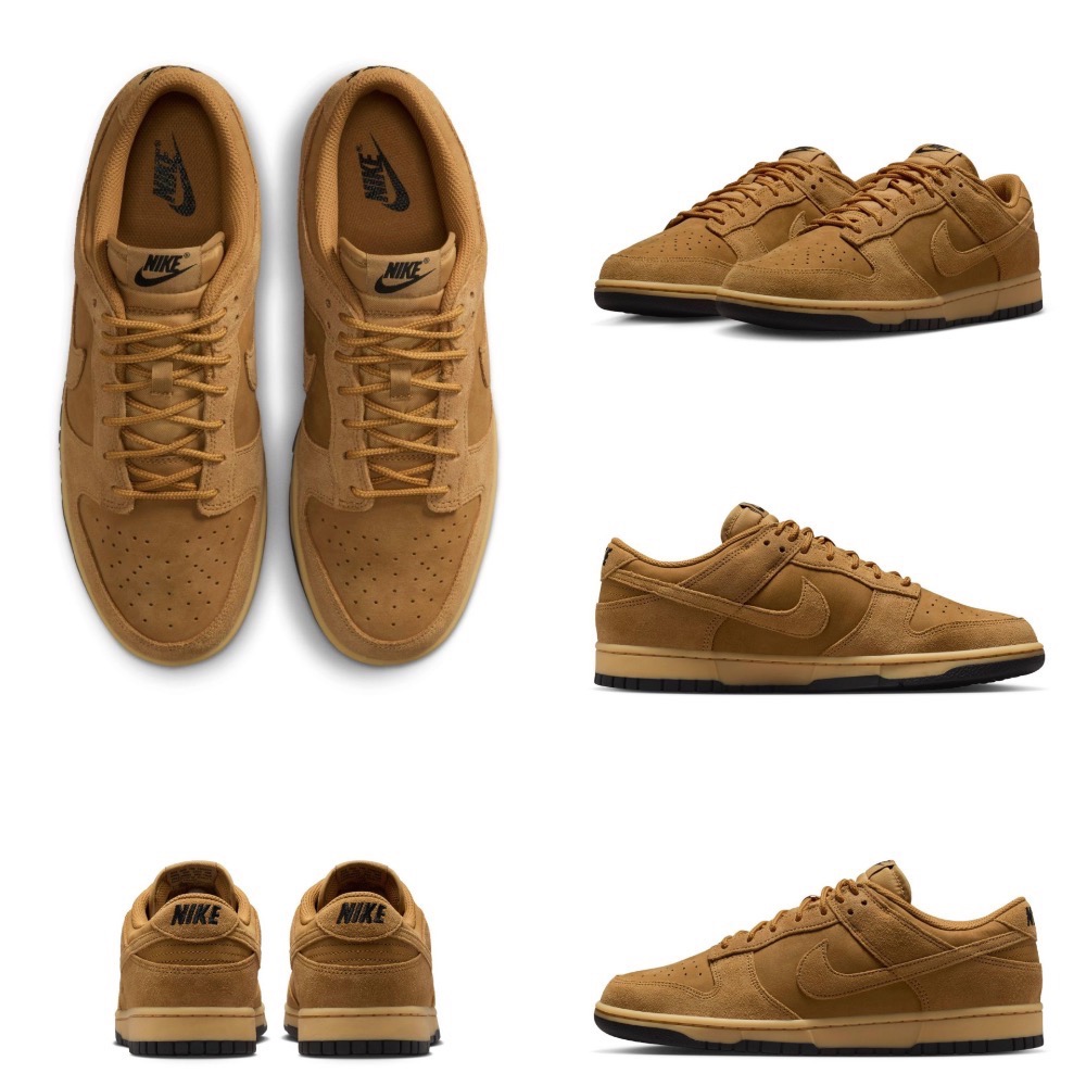 【BKS】Nike Dunk Low Wheat 小麥棕 麂皮 復古 休閒鞋/國外代購/IB6651-700-規格圖11
