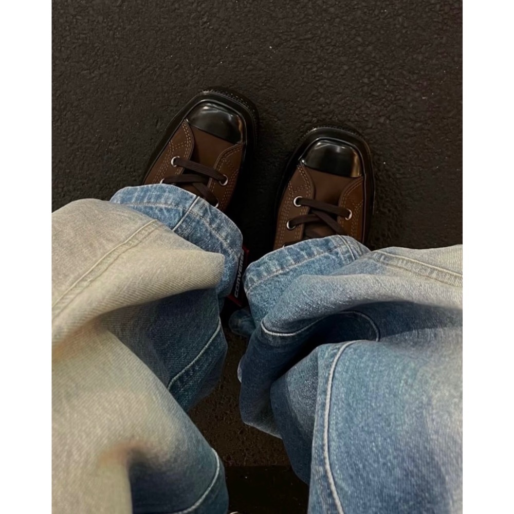【BKS】日本🇯🇵CONVERSE SQUARETOE LE OX 方頭/皮革/日本限定/日本代購-細節圖3
