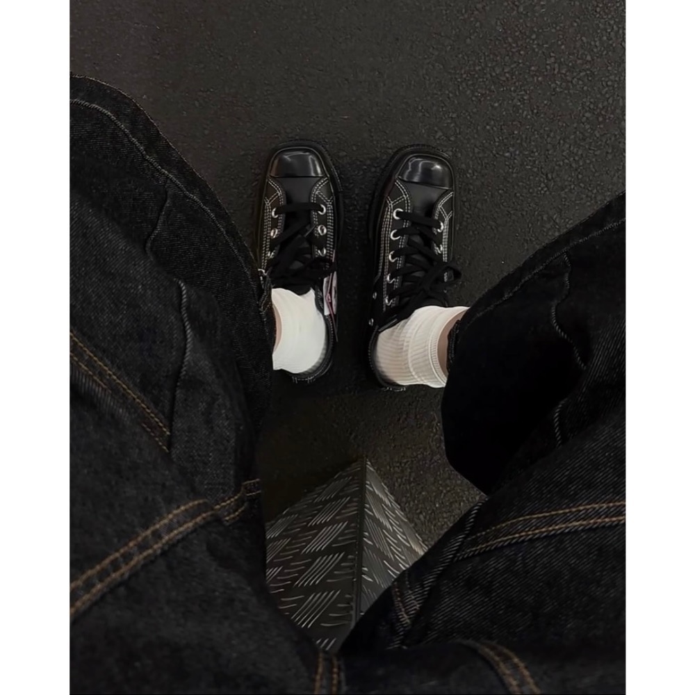 【BKS】日本🇯🇵CONVERSE SQUARETOE LE OX 方頭/皮革/日本限定/日本代購-細節圖5
