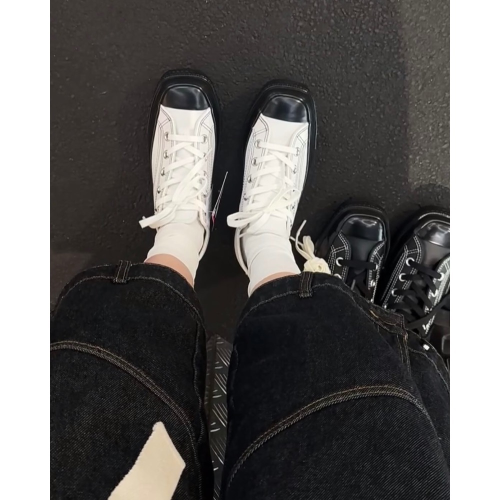 【BKS】日本🇯🇵CONVERSE SQUARETOE LE OX 方頭/皮革/日本限定/日本代購-細節圖6