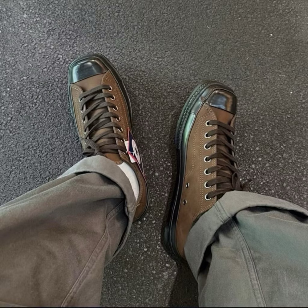 【BKS】日本🇯🇵CONVERSE SQUARETOE LE OX 方頭/皮革/日本限定/日本代購-細節圖8
