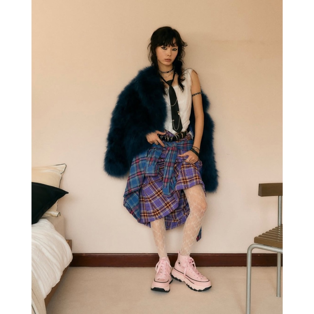 【BKS】日本🇯🇵CONVERSE TREKWAVE BP HI 鋸齒厚底鞋/黑粉色/帆布鞋/日本限定/日本代購-細節圖3