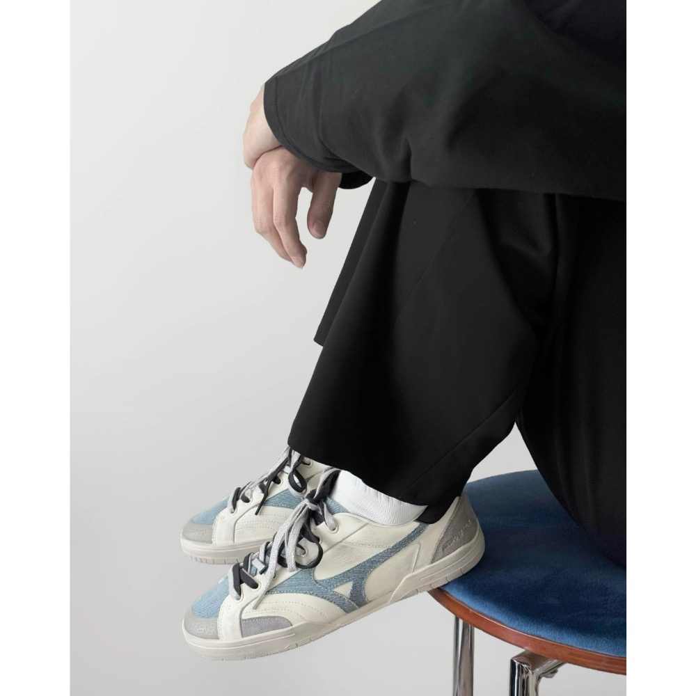 【BKS】MIZUNO CT CLUB 復古做舊髒感 丹寧 薄底鞋/國外代購/D1GH261002-細節圖8