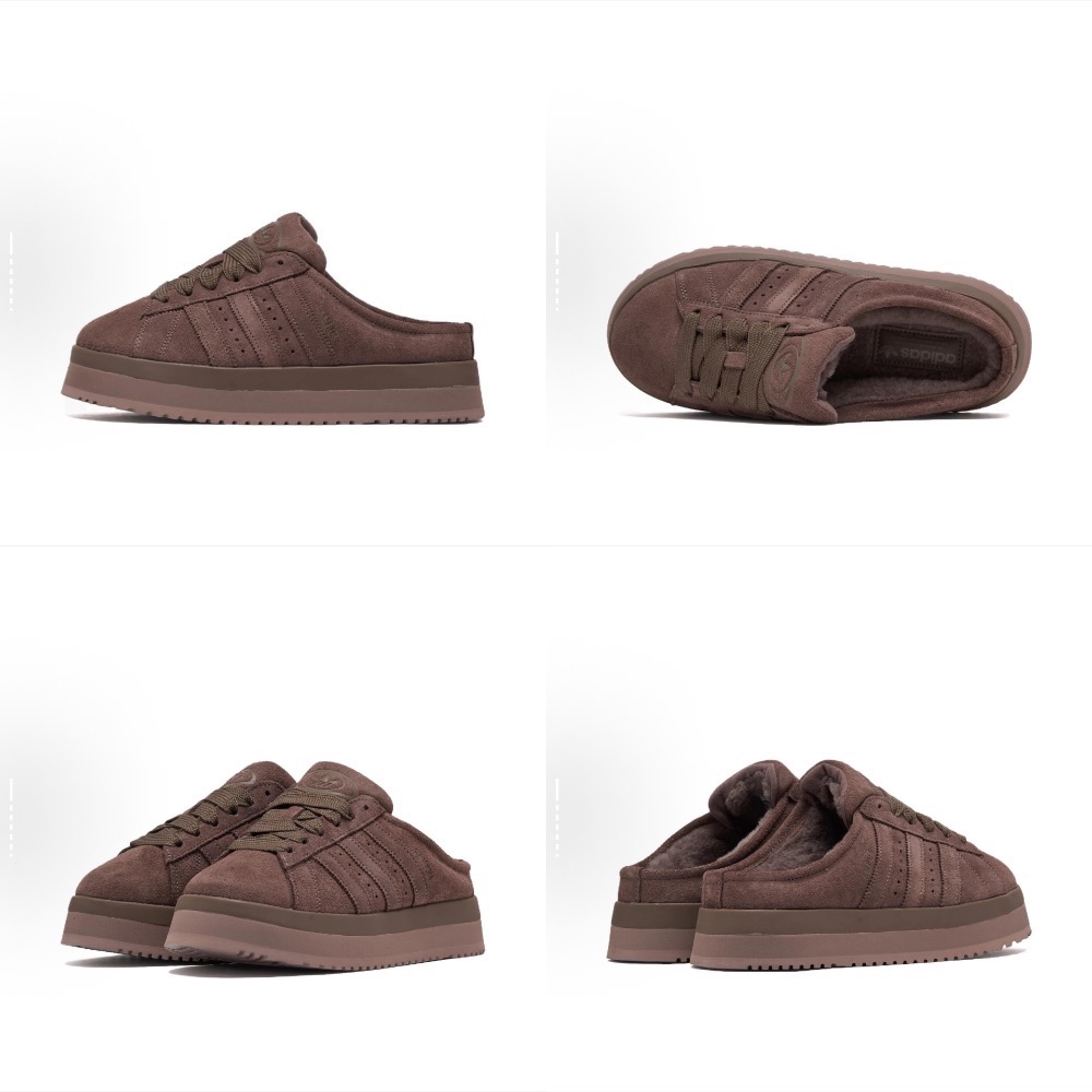 【BKS】Adidas Campus 00s Mule 復古厚底 毛絨穆勒鞋/絨面革/國外代購-規格圖9