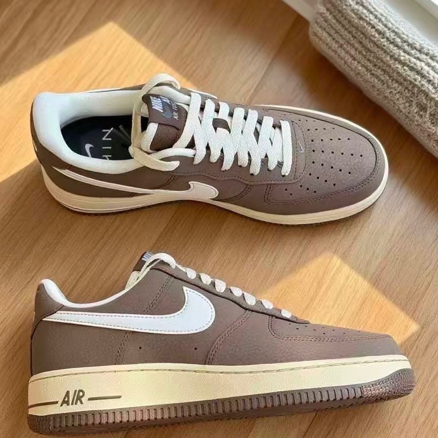 【BKS】NIKE AIR FORCE 1 可可牛奶/皮革/休閒鞋/國外代購/FZ3592-259-細節圖7