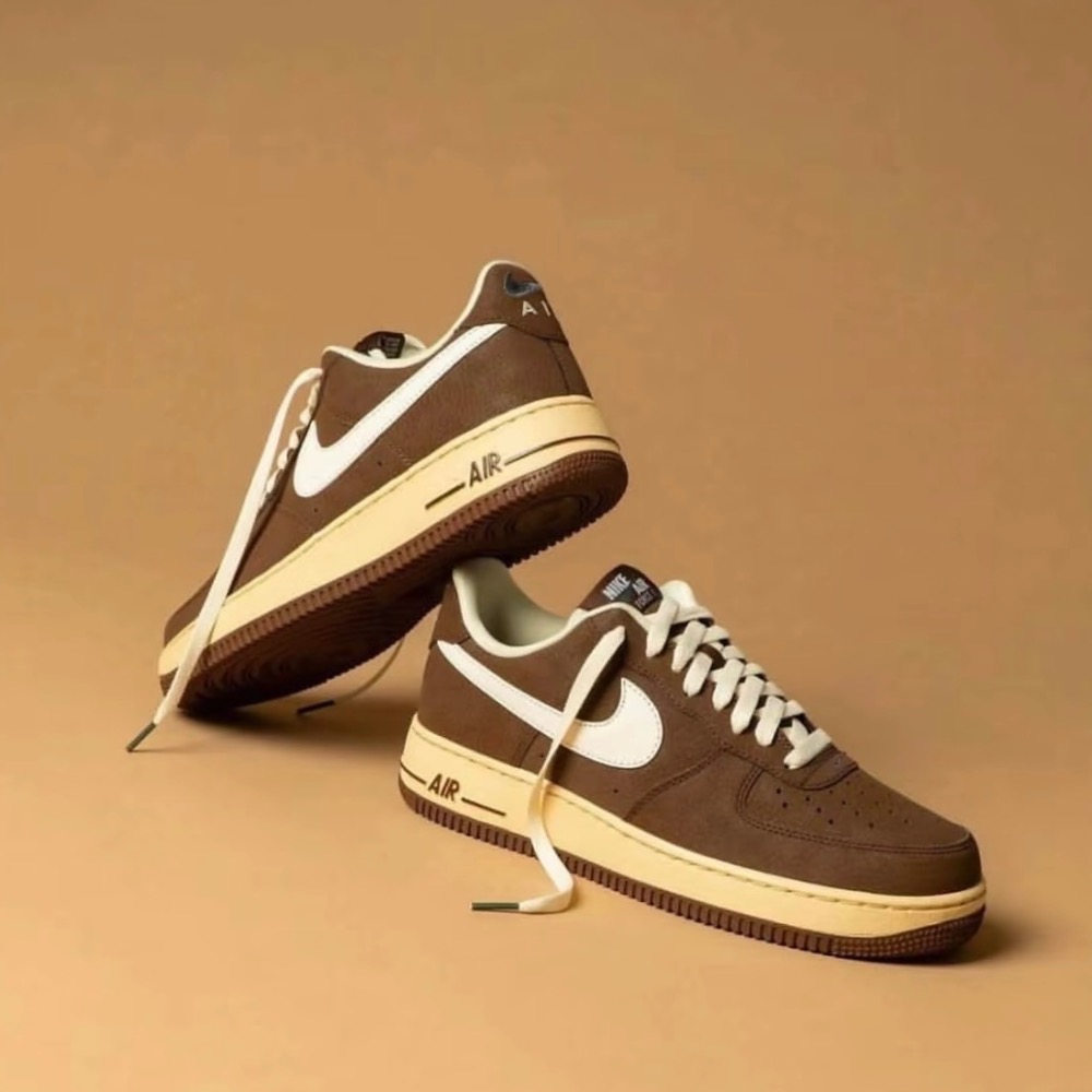 【BKS】NIKE AIR FORCE 1 可可牛奶/皮革/休閒鞋/國外代購/FZ3592-259-細節圖9