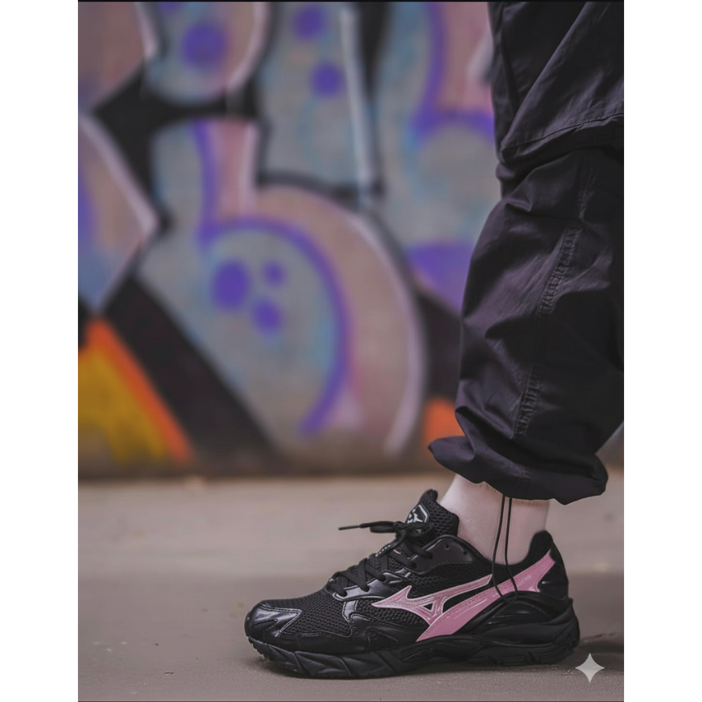 【BKS】MIZUNO WAVE RIDER 10 BLACKPINK 黑粉/運動休閒鞋/國外代購/DIGA210451-細節圖3
