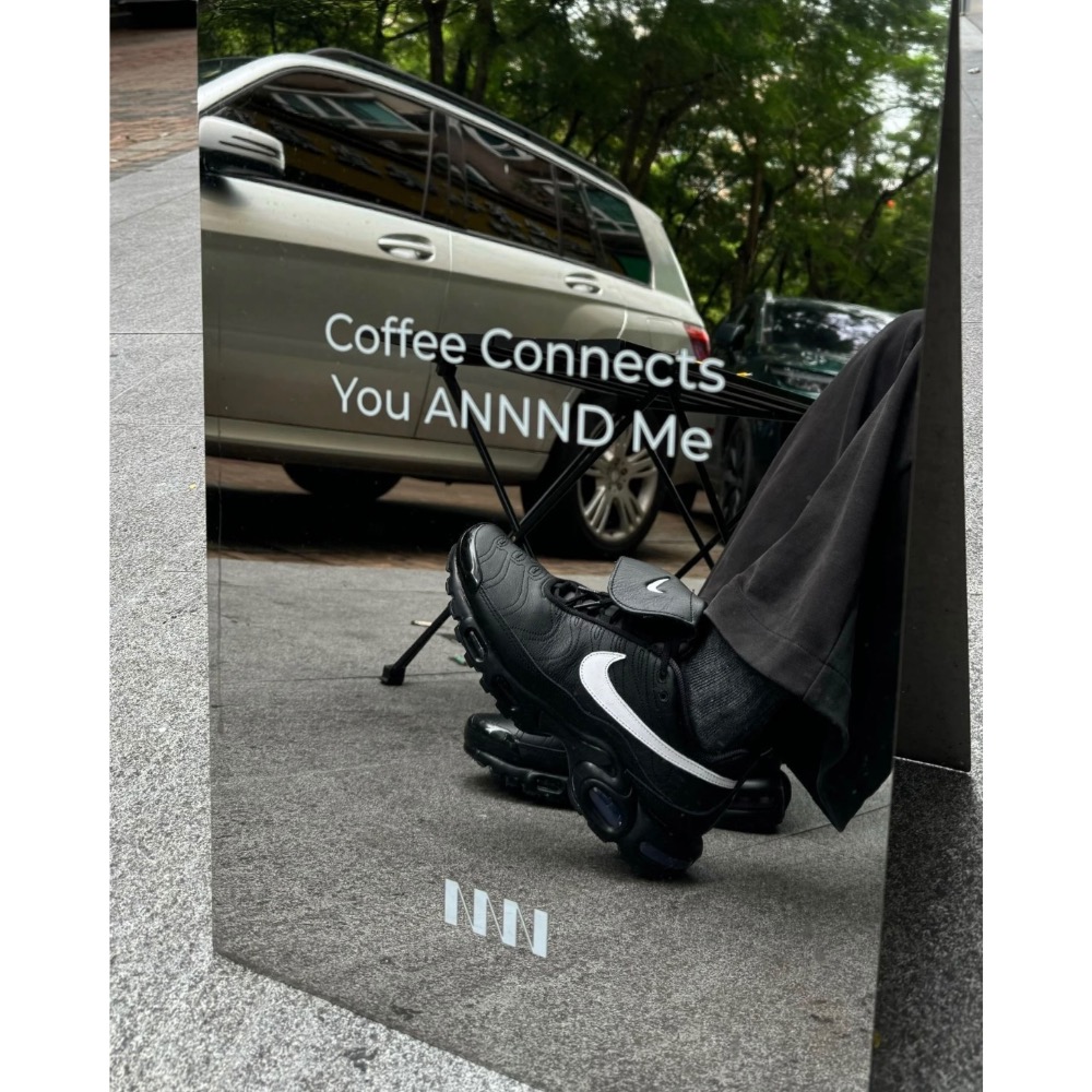 【BKS】NIKE W AIR MAX PLUS 黑武士 翻蓋鞋舌 氣墊 黑色 國外代購 hf0074-001-細節圖4