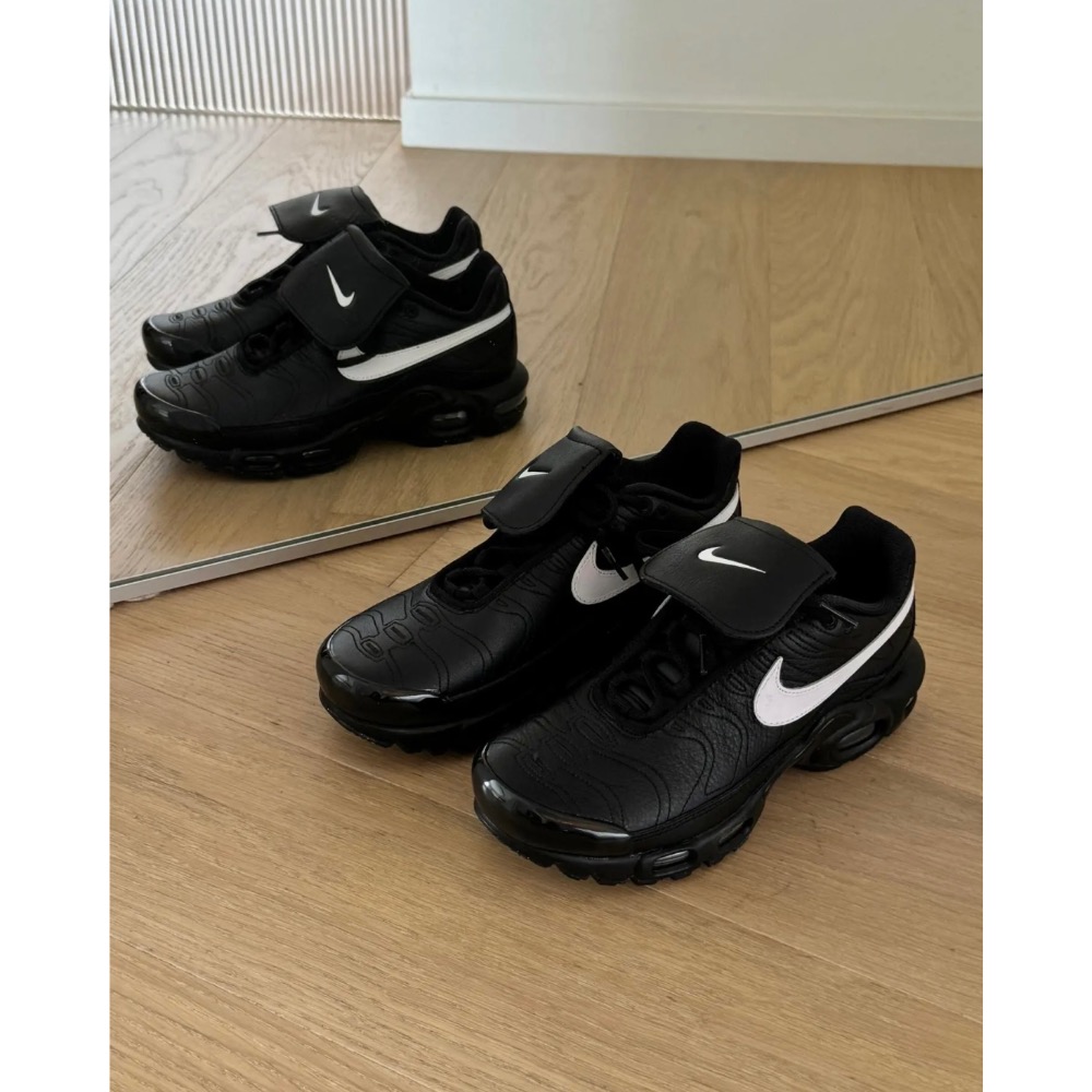 【BKS】NIKE W AIR MAX PLUS 黑武士 翻蓋鞋舌 氣墊 黑色 國外代購 hf0074-001-細節圖7