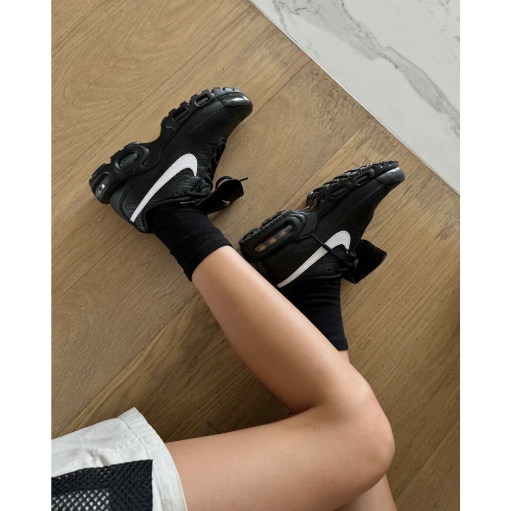 【BKS】NIKE W AIR MAX PLUS 黑武士 翻蓋鞋舌 氣墊 黑色 國外代購 hf0074-001-細節圖8