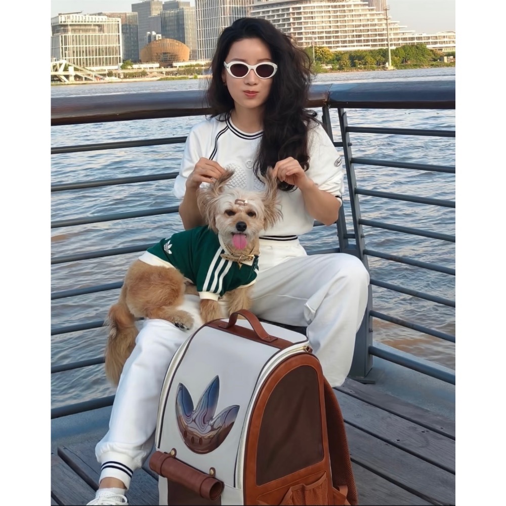 【BKS】ADIDAS ORIGINALS 三葉草 時尚 寵物外出 後背包/KH3419/國外代購-細節圖10